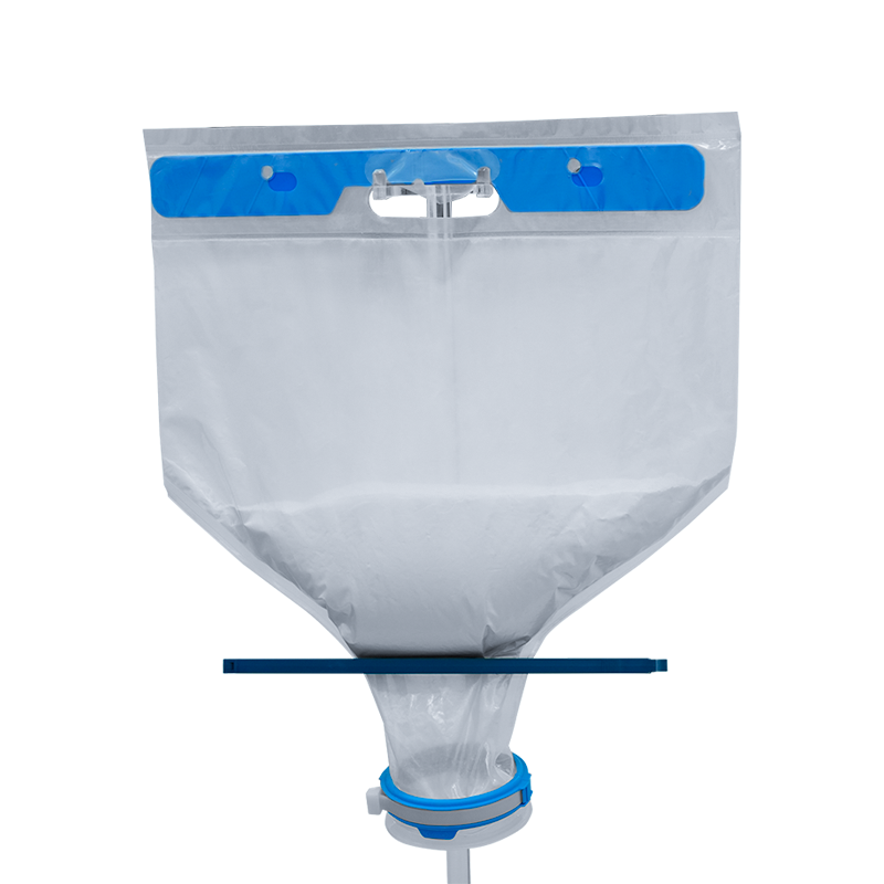 Pungă de transport/depozitare/hrănire pentru pulbere sterilă de unică folosință