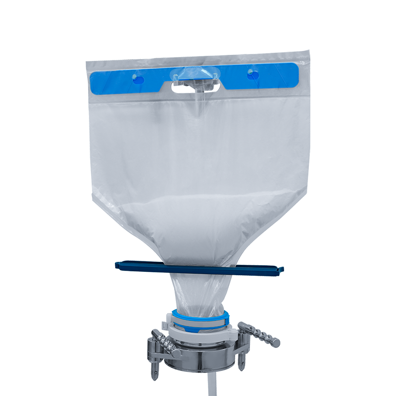 Pungă de transport/depozitare/hrănire pentru pulbere sterilă de unică folosință